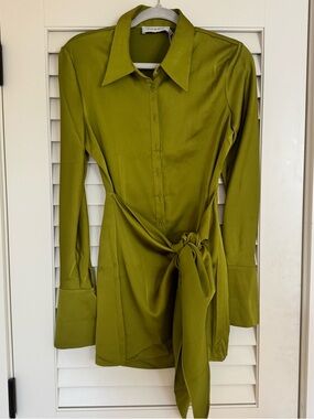 Rat & Boa | Dresses | Rat Boa Nwot Octavia Long Sleeve Column Maxi Dress  Green Sz S Us 4 | Poshmark